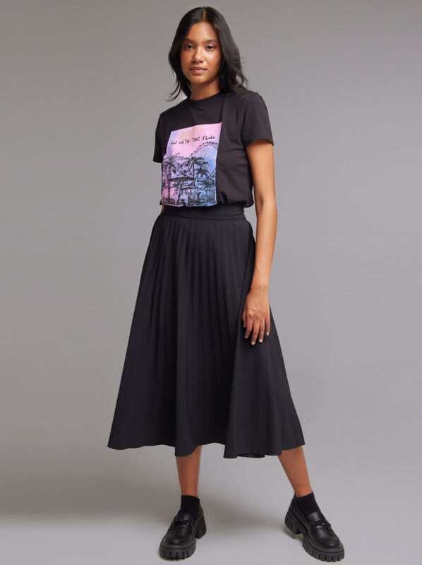 faldas largas negras fashion moms
